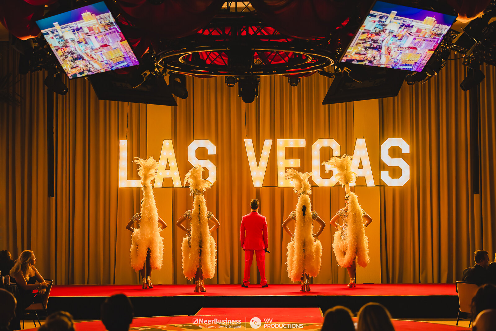 Las Vegas-show tijdens een evenement